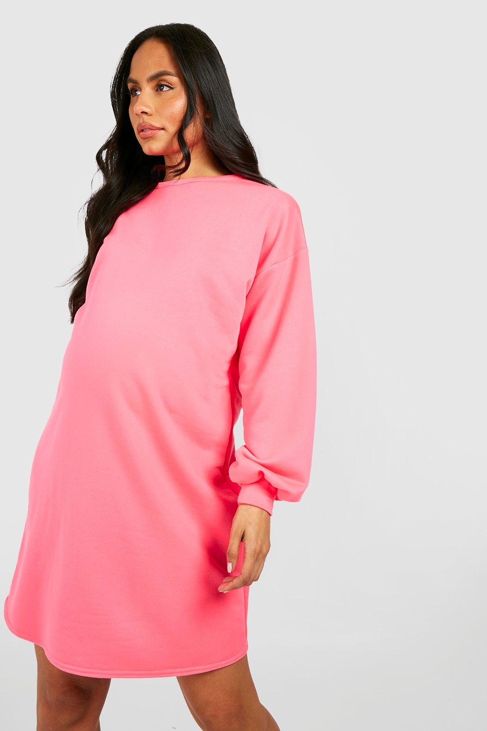 Maternity Oversized Sweater Dress boohoo USA